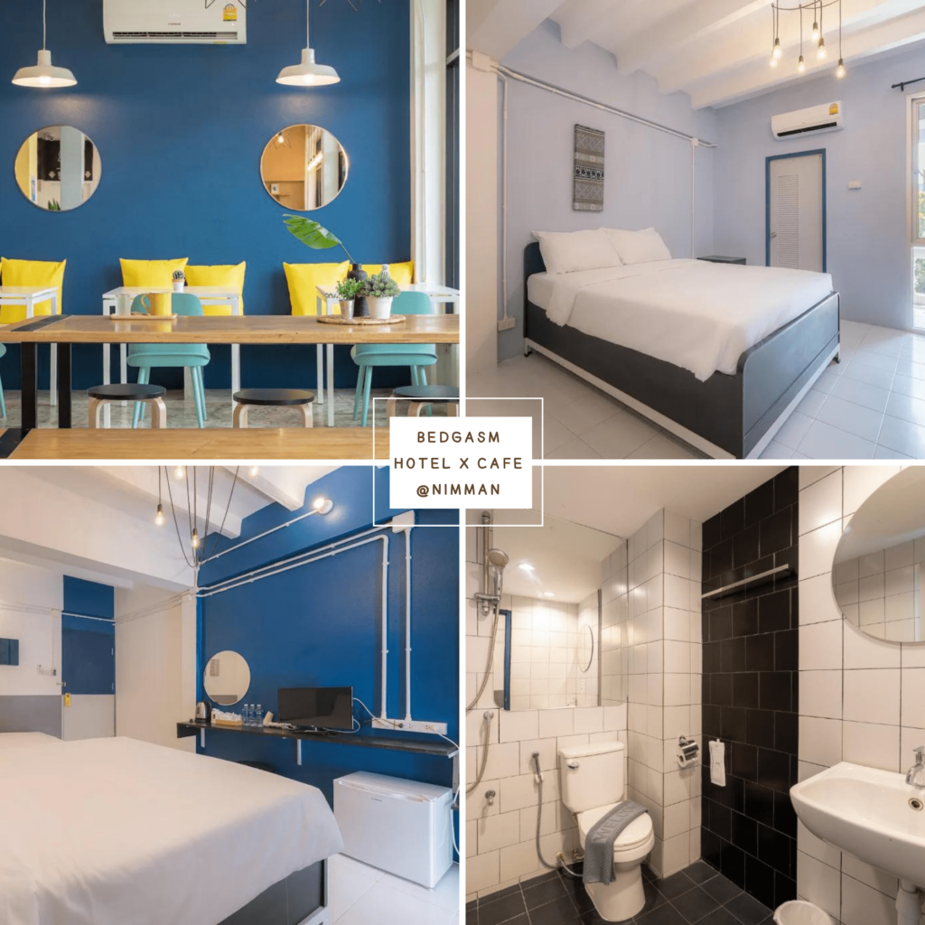 เบดแกสซึมโฮเทล x คาเฟ่ แอท นิมมาน (BEDGASM Hotel x Cafe @Nimman)-ที่พักเชียงใหม่ราคาถูก